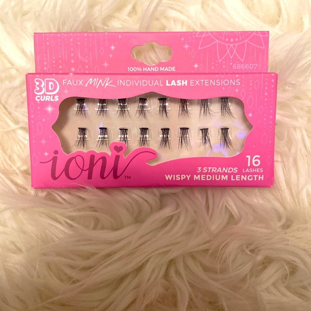Ioni 3D curls faux mink individual lash extensions